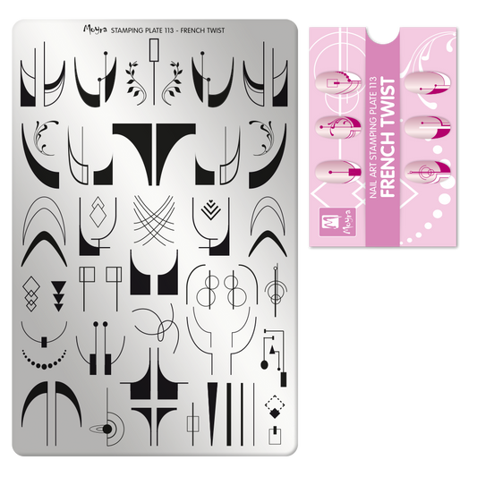 Moyra Stamping Plate - 113 - French Twist