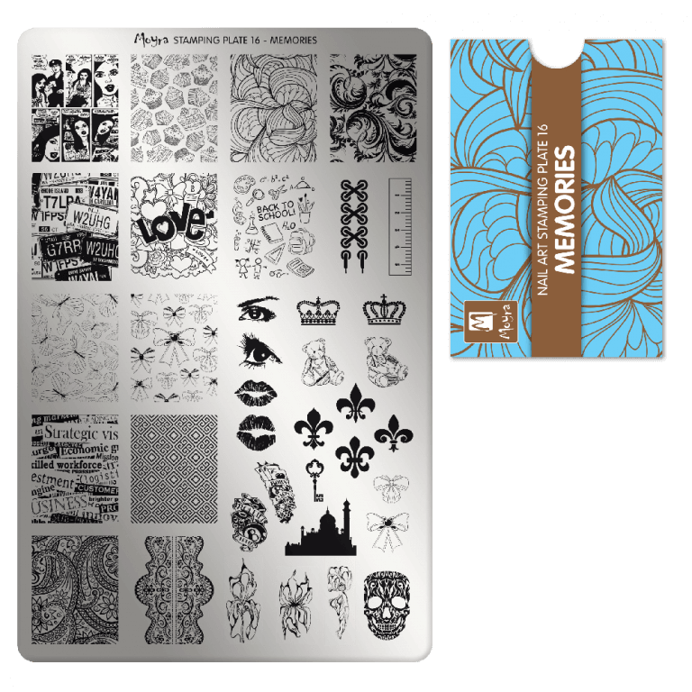 Moyra Stamping Plate - 16 - Memories