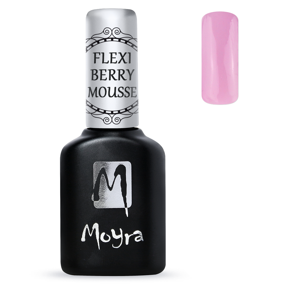 Moyra Gel Polish Flexi Base - Berry mousse
