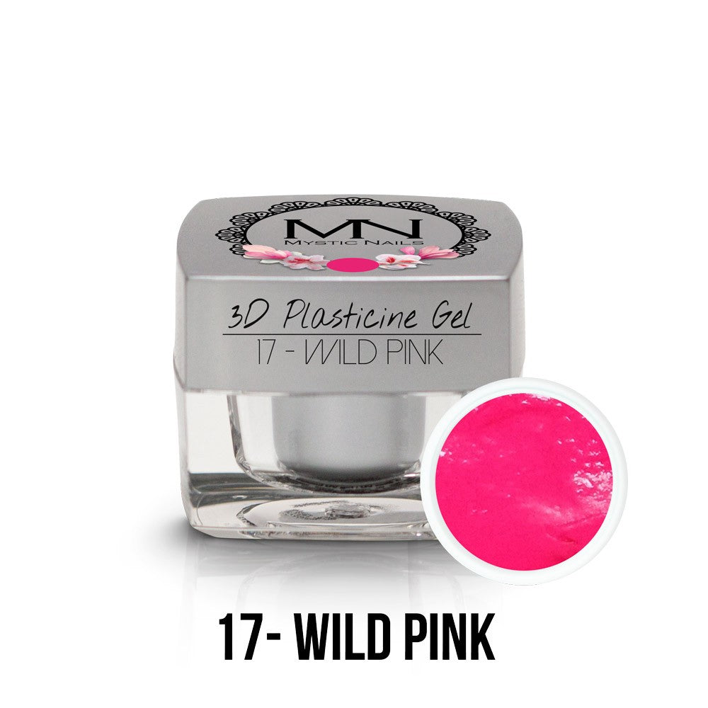 Mystic Nails - 3D Plasticine Gel - 017 - Wild Pink