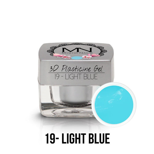 Mystic Nails - 3D Plasticine Gel - 019 - Light Blue