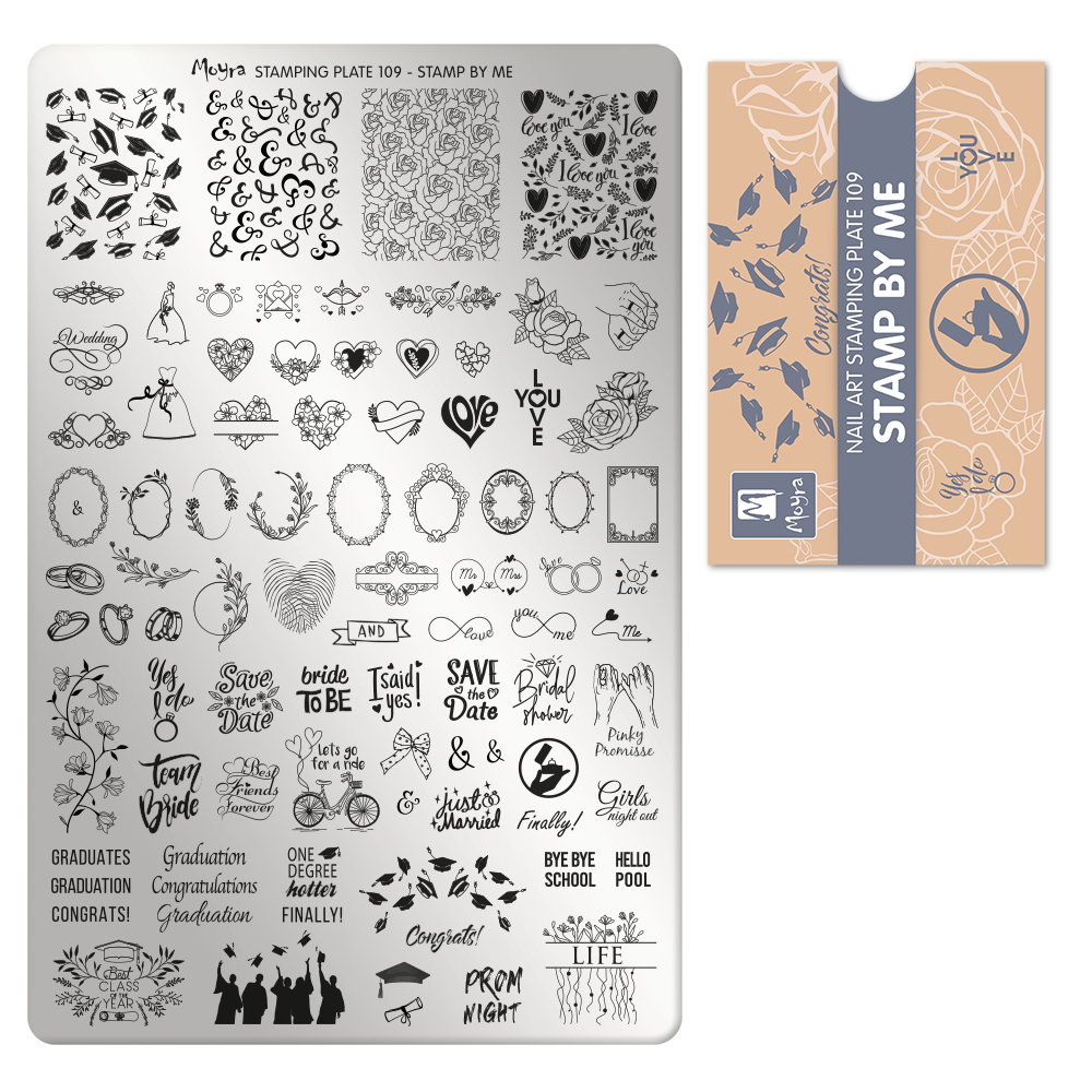 Moyra Stamping Plate - 109 - Stamp by me