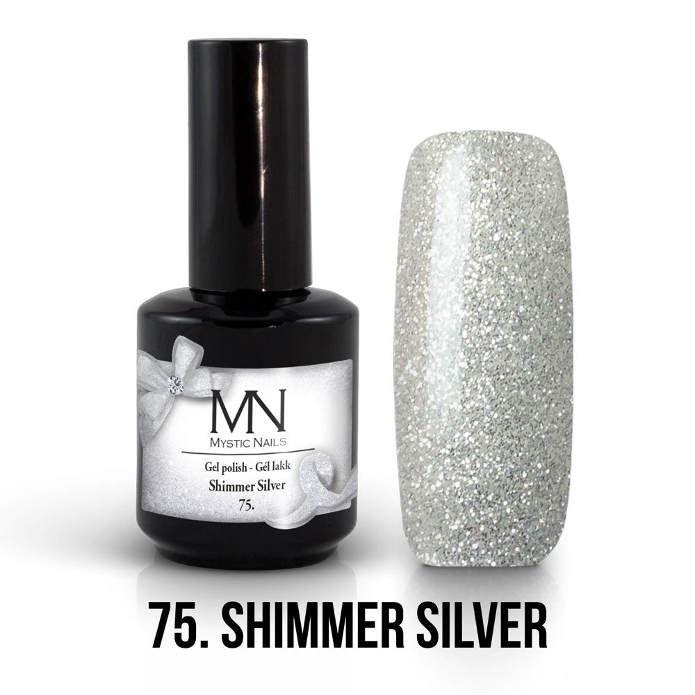 Mystic Nails - Gel Polish 075 - Shimmer Silver
