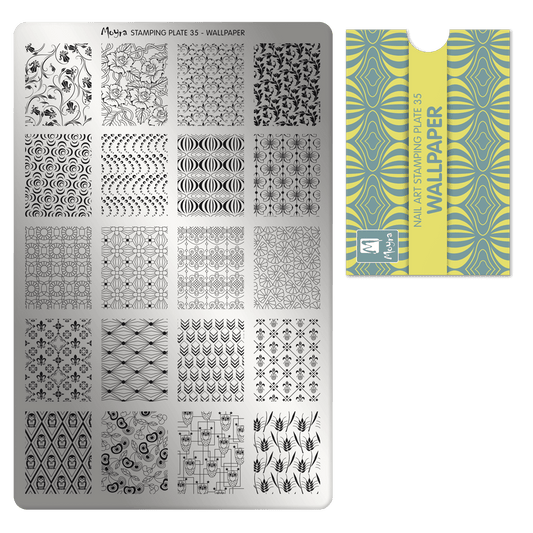 Moyra Stamping Plate - 35 - Wallpaper