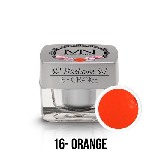 Mystic Nails - 3D Plasticine Gel - 016 - Orange