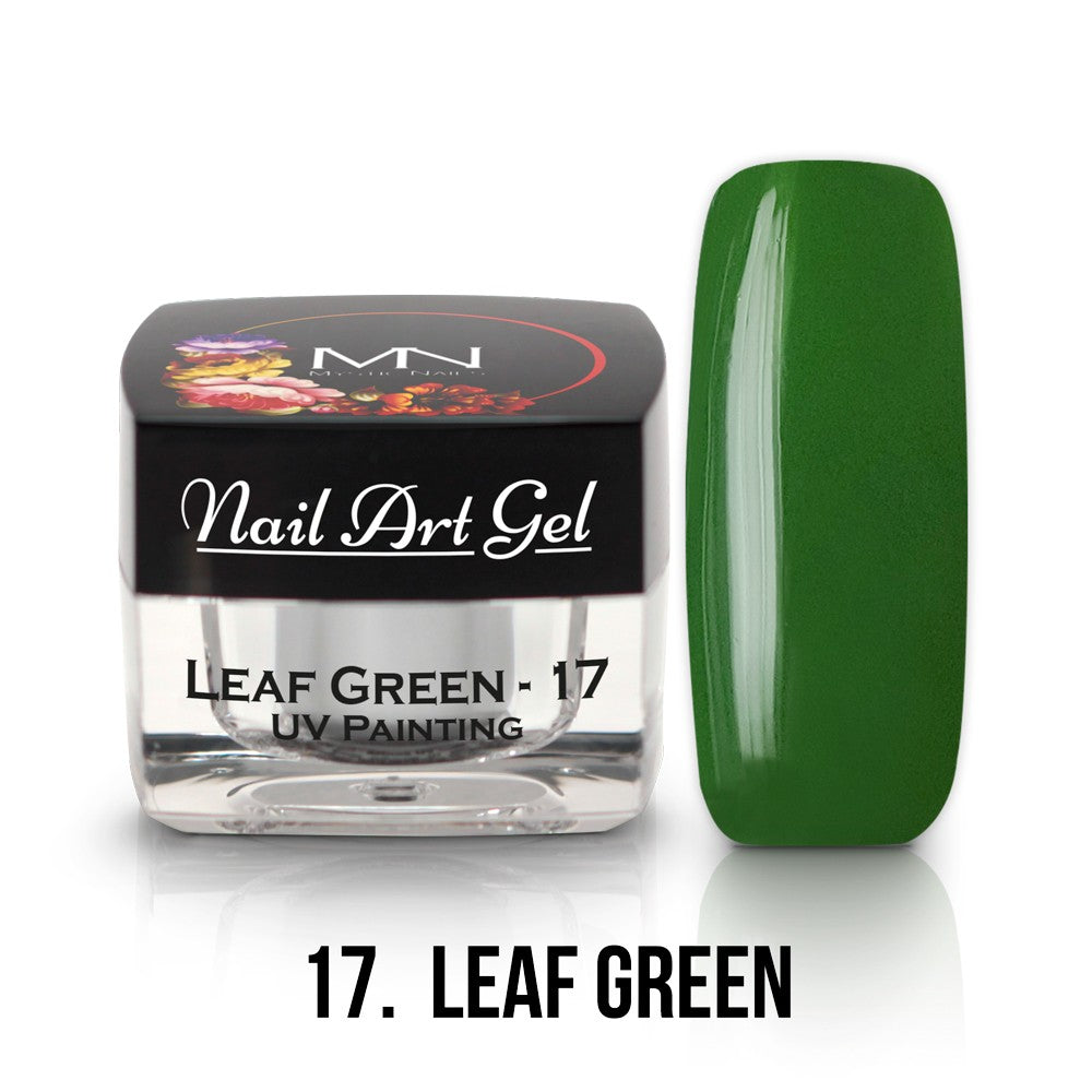 Mystic Nails - Nail Art Gel - 017 - Leaf Green