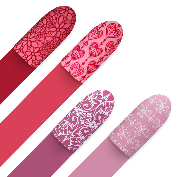 Moyra Stamping Plate - 74 - Romantique