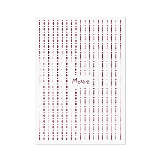 Moyra Nail Art Strips - Dots - No. 03 - Rose gold