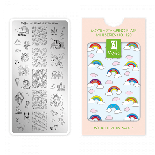 Moyra Mini Stamping Plate - 120 - We Believe In Magic