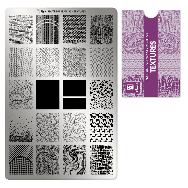 Moyra Stamping Plate - 53 - Textures