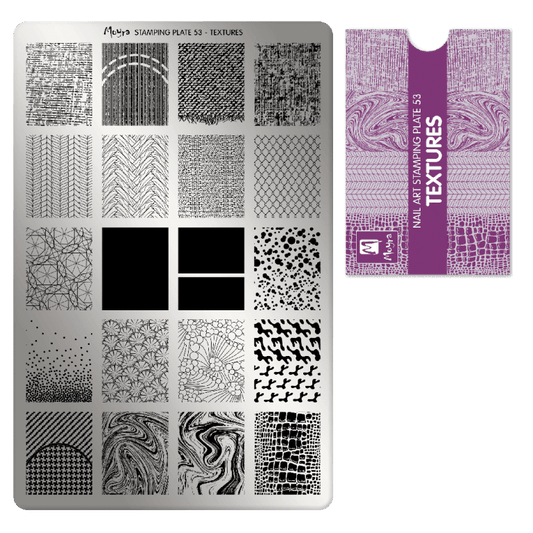 Moyra Stamping Plate - 53 - Textures