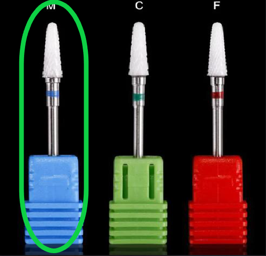 Nail Drill Safety Bit - Small cone - Medium