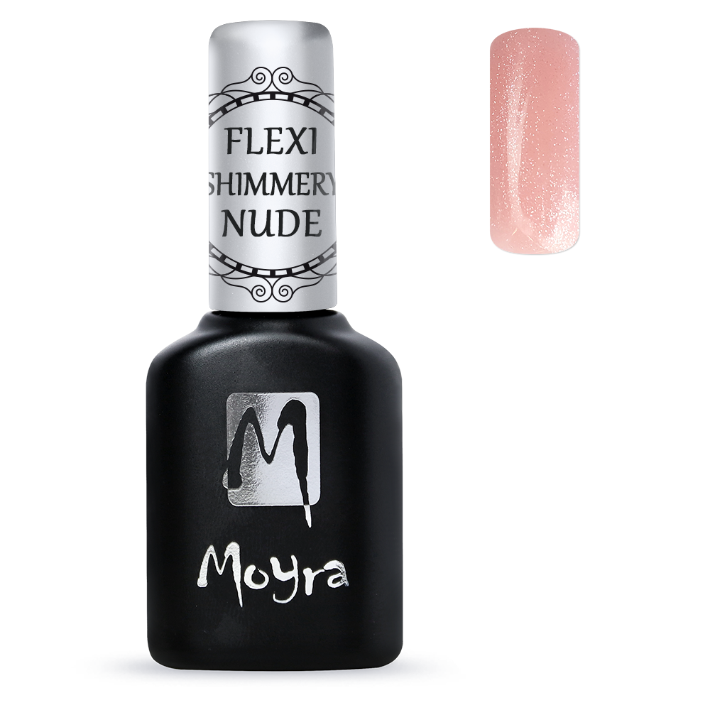 Moyra Gel Polish Flexi Base - Shimmery nude