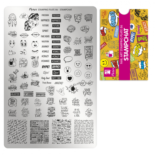 Moyra Stamping Plate - 86 - Stampchat