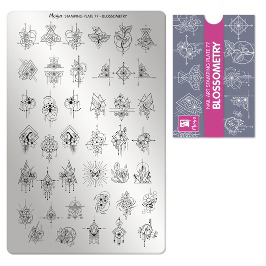 Moyra Stamping Plate - 77 - Blossometry