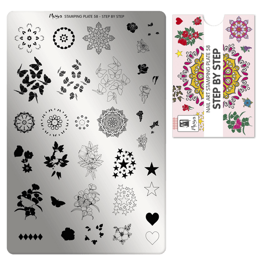 Moyra Stamping Plate - 58 - Step by Step