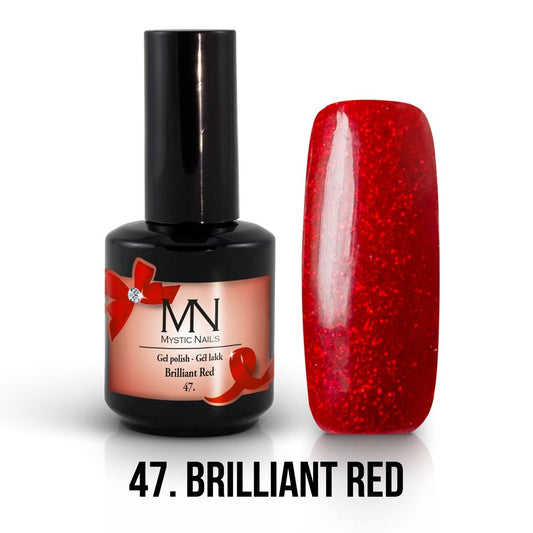 Mystic Nails - Gel Polish 047 - Brilliant Red