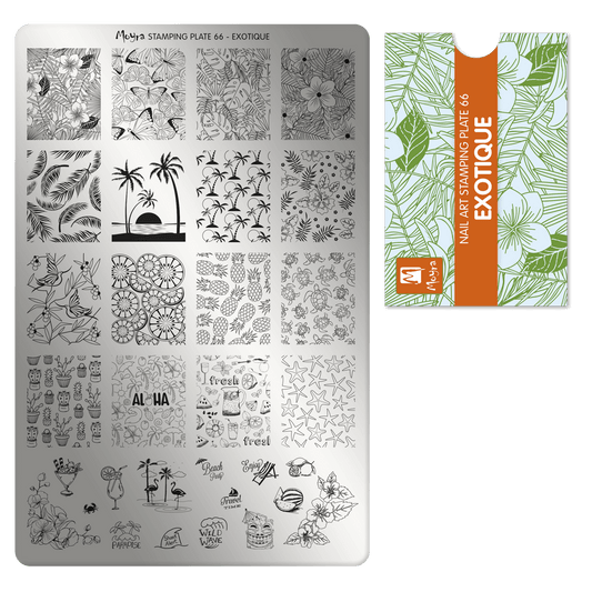Moyra Stamping Plate - 66 - Exotique