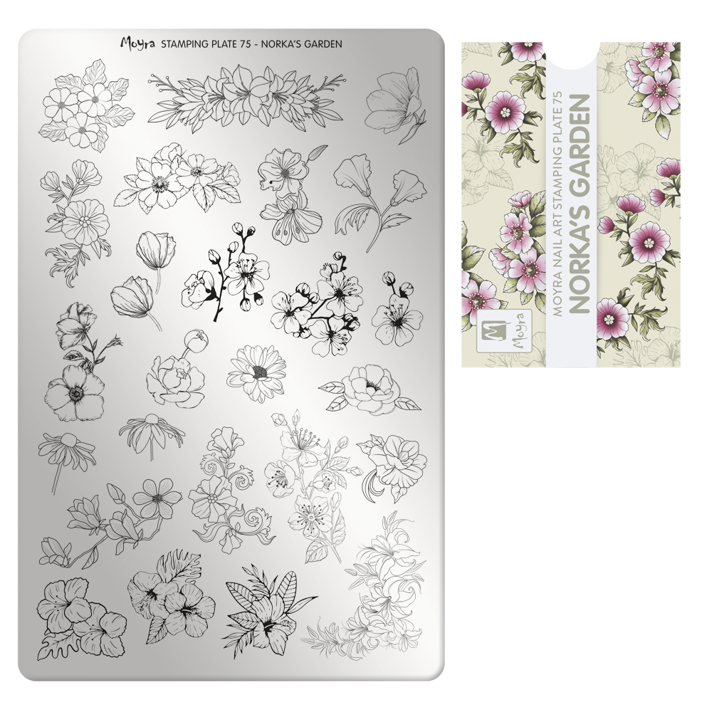 Moyra Stamping Plate - 75 - Norka's garden