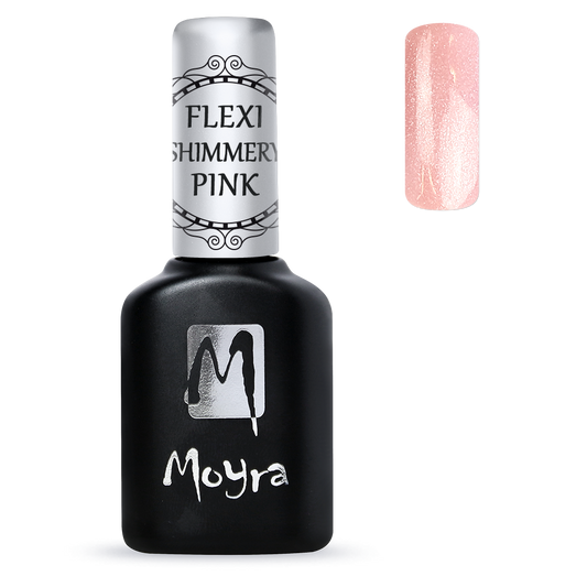 Moyra Gel Polish Flexi Base - Shimmery pink