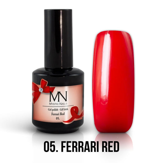 Mystic Nails - Gel Polish 005 - Ferrari Red