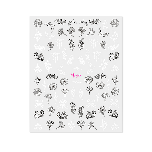 Moyra Nail Stickers (self-adhesive) - No. 13