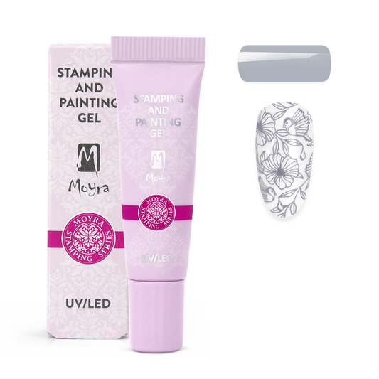 Moyra Stamping and painting gel - No.17 Grey