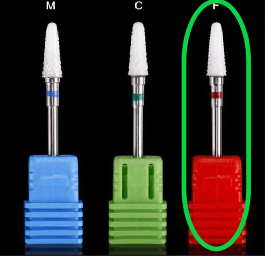 Nail Drill Safety Bit - Small cone - Fine