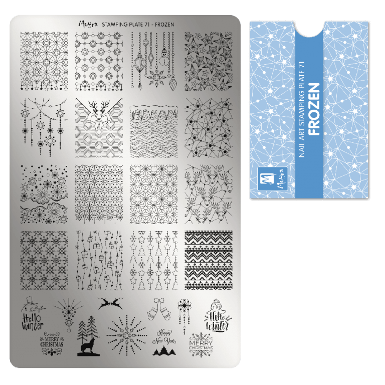 Moyra Stamping Plate - 71 - Frozen