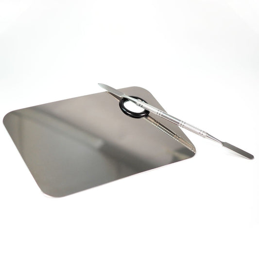 Mystic Nails - Metal Mixing Plate with Spatula
