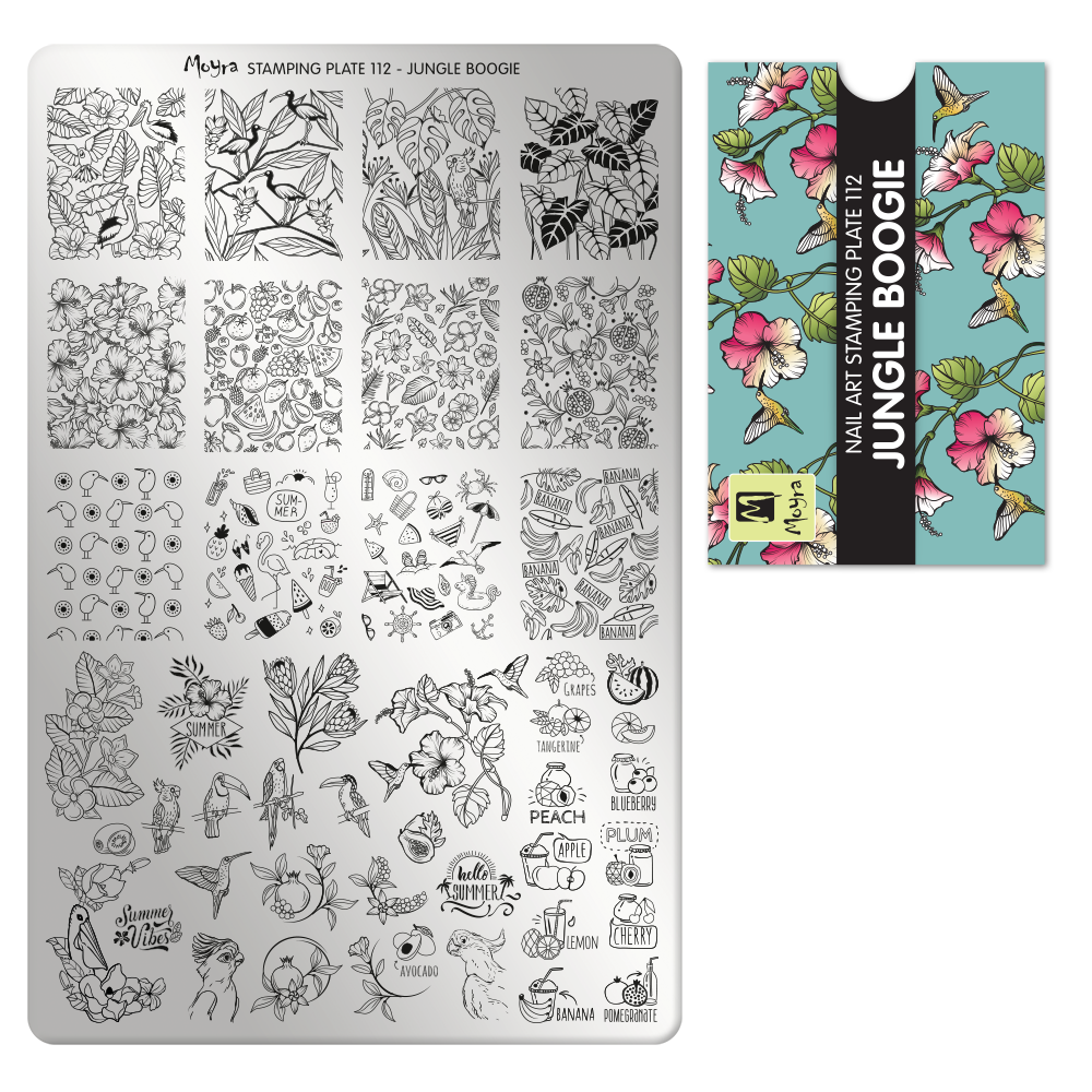 Moyra Stamping Plate - 112 - Jungle Boogie