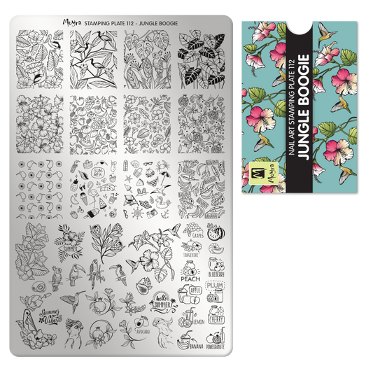 Moyra Stamping Plate - 112 - Jungle Boogie
