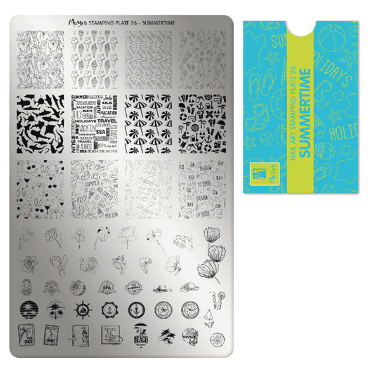Moyra Stamping Plate - 26 - Summertime