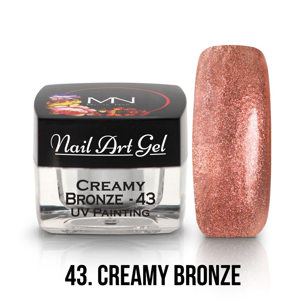 Mystic Nails - Nail Art Gel - 043 - Creamy Bronze