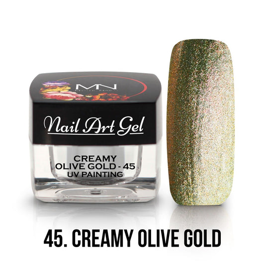 Mystic Nails - Nail Art Gel - 045 - Creamy Olive Gold