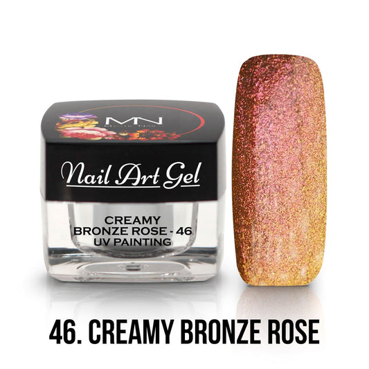 Mystic Nails - Nail Art Gel - 046 - Creamy Bronze Rose