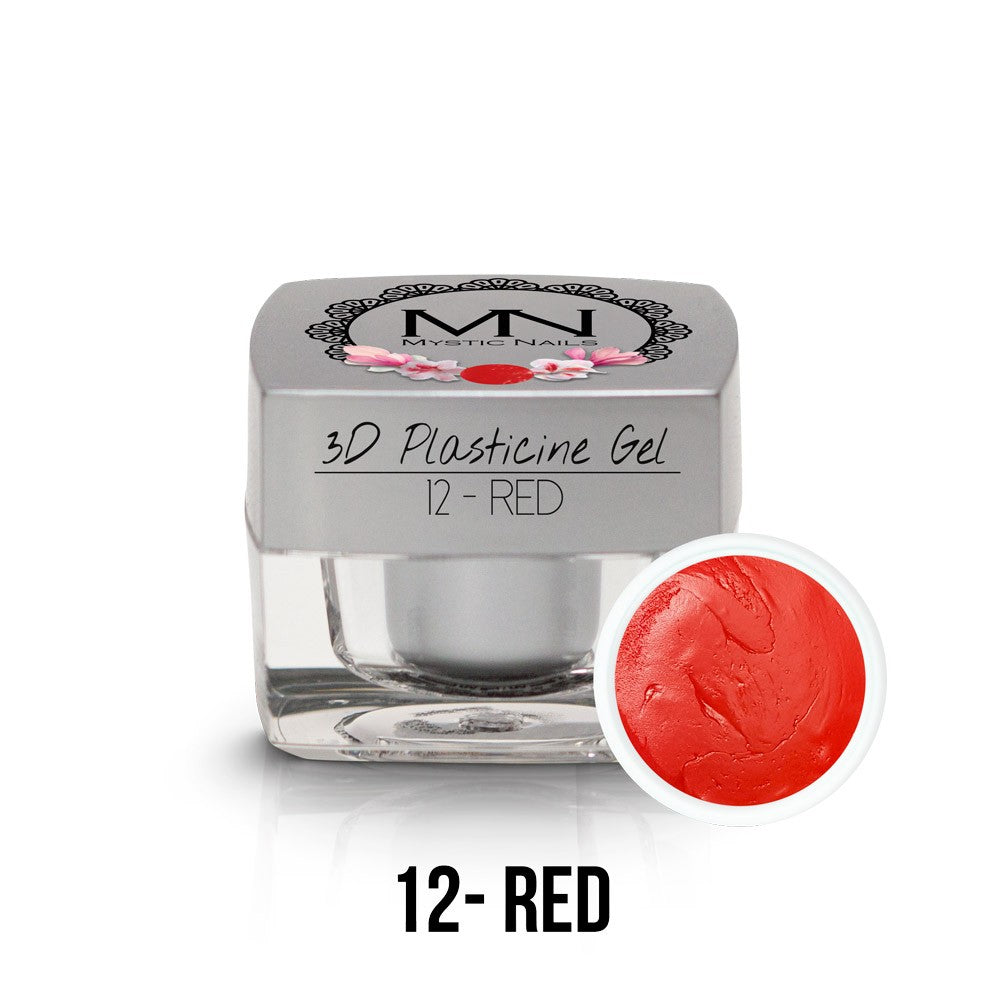 Mystic Nails - 3D Plasticine Gel - 012 - Red