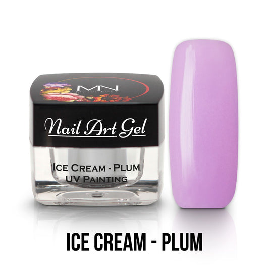 Mystic Nails - Nail Art Gel - Ice Cream - Plum