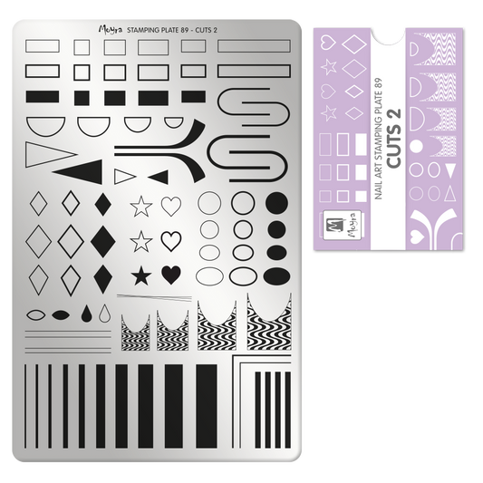 Moyra Stamping Plate - 89 - Cuts 2