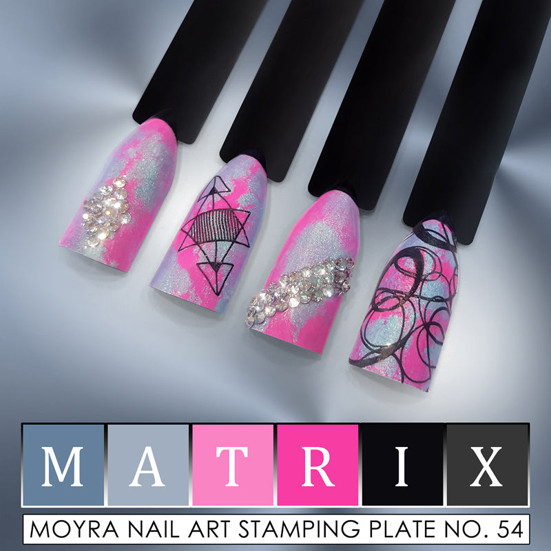 Moyra Stamping Plate - 54 - Matrix
