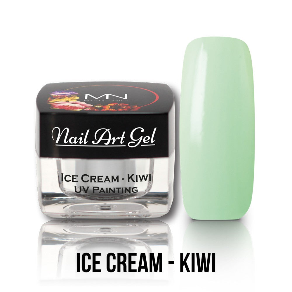 Mystic Nails - Nail Art Gel - Ice Cream - Kiwi