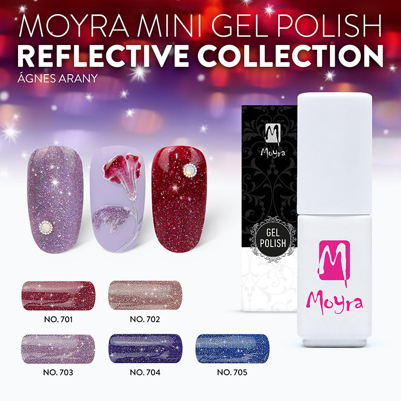 Moyra Mini Gel Polish Reflective collection Bundle