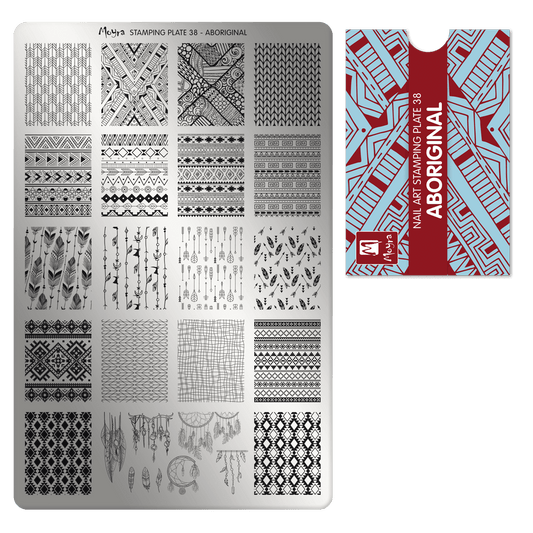 Moyra Stamping Plate - 38 - Aboriginal
