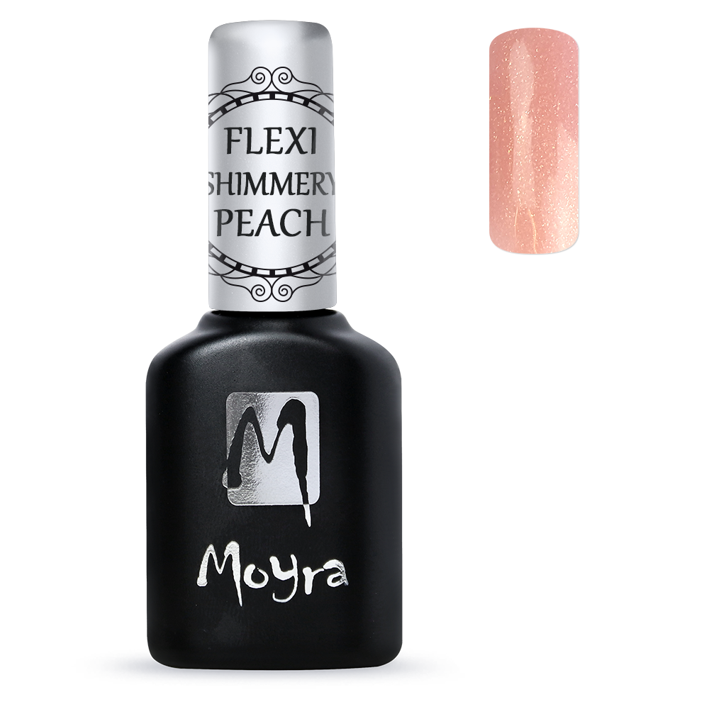 Moyra Gel Polish Flexi Base - Shimmery peach