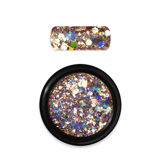 Moyra - Holo glitter mix - 02 - Gold