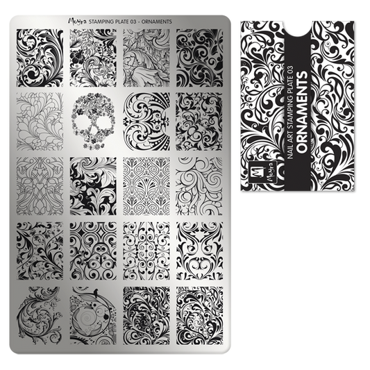 Moyra  Stamping Plate - 03 - Ornaments
