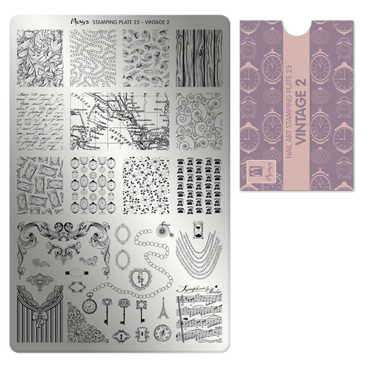 Moyra Stamping Plate - 25 - Vintage 2