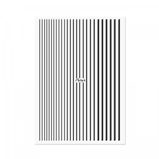 Moyra Nail Art Strips - No.05 - Black
