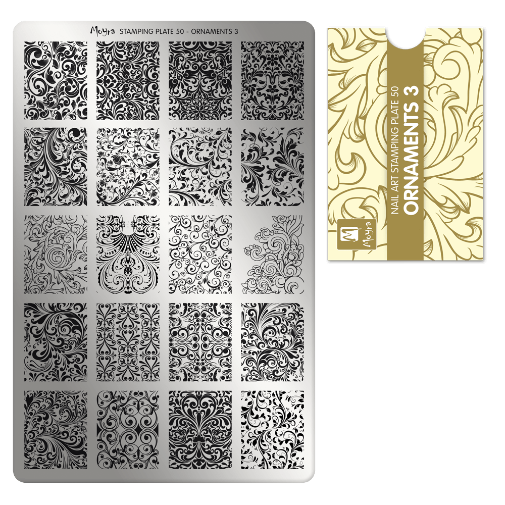 Moyra Stamping Plate - 50 - Ornaments 3