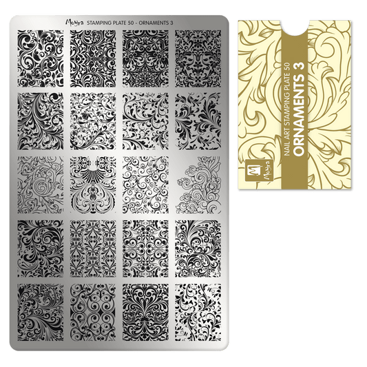Moyra Stamping Plate - 50 - Ornaments 3